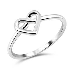Infinite Heart Silver Ring NSR-488